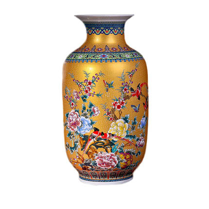 Jahrriesnge porcelain of golden vase cna0172 
