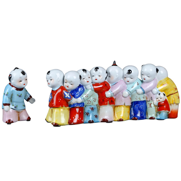 Chinese happiness and joy small ceramic figure by birthday living room Jahrriesnge porcelain of porcelain cna0230