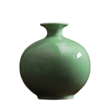 Shadow Celadon Pomegranate Shaped Ceramic Vase Jahrriesnge porcelain of vase cna0276