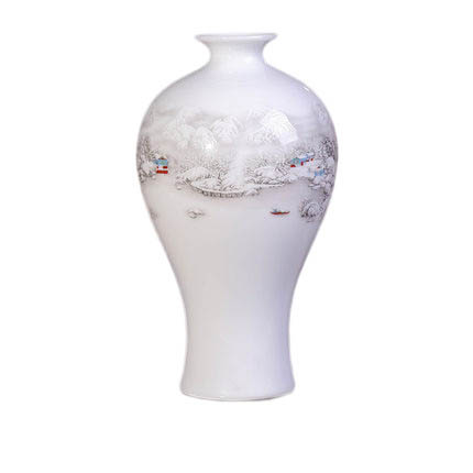 Modern and fashionable mermaid snow scene ceramic small vase Jahrriesnge porcelain of modern stylish simplicity cna0291