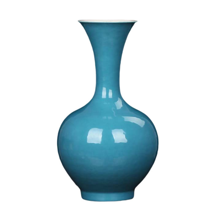 Blue bedroom ornamentd chinese porcelain flower vases Jahrriesnge porcelain of hand drawn mini vase cna0322