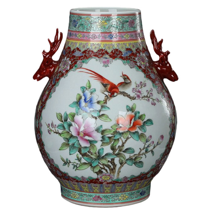 Jahrriesnge porcelain of hand drawn mini vase cna0324 