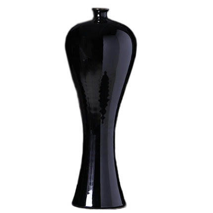 Black modern fashion beauty ceramic vase Jahrriesnge porcelain of beauty vase cna0336