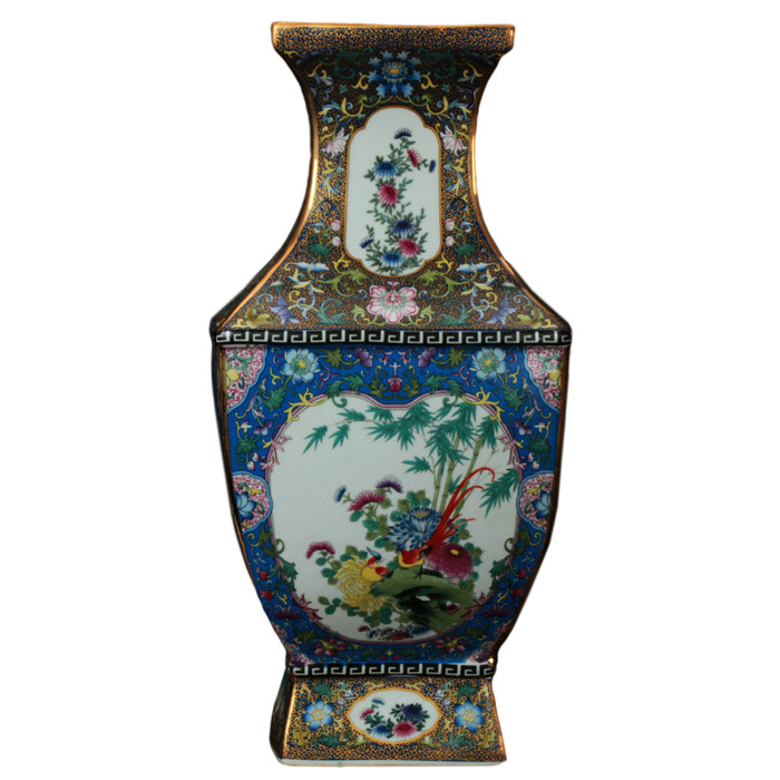Jahrriesnge porcelain of color glaze vase cna0355 