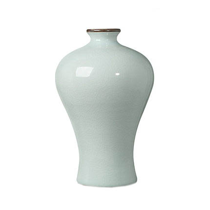 Jingdezhen mermaid shape kiln cracked ceramic vase home decoration Jahrriesnge porcelain of official kiln crack vase cna0387