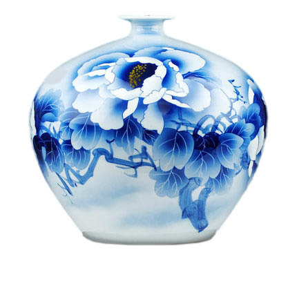 Master hand-painted flowers blooming in rich porcelain vase Jahrriesnge porcelain of hand drawn lotus cna0410