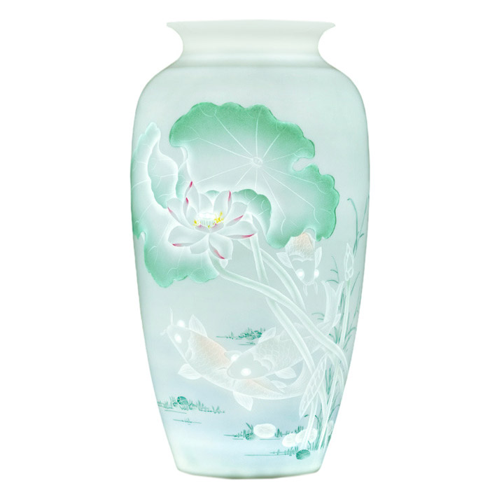 New luxury designer hand-painted jingdezhen porcelain flower vase home Jahrriesnge porcelain of flowers vase cna0497