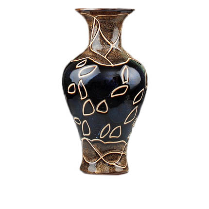 Creative kiln changed fishtail shape ceramic vase classical Jahrriesnge porcelain of creative kiln change vase cna0527