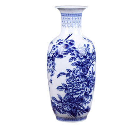 Jingdezhen In-glaze Ceramic Vase with Peony Flower Pattern Jahrriesnge porcelain of glaze vase cna0597