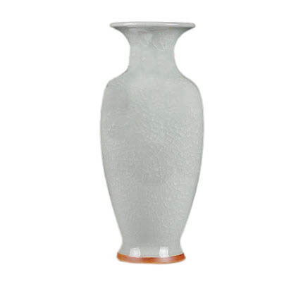 White Jun porcelain cracked glaze ice cracked ceramic vase Jahrriesnge porcelain of Jun porcelain crack glaze ice cube vase cna0610