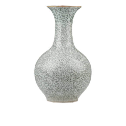 Mint cracked glaze ornamental ceramic vase Jahrriesnge porcelain of kiln crack glaze vase cna0653
