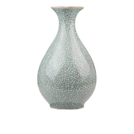 Jug shape mint cracked glaze ceramic vase Jahrriesnge porcelain of kiln crack glaze vase cna0656