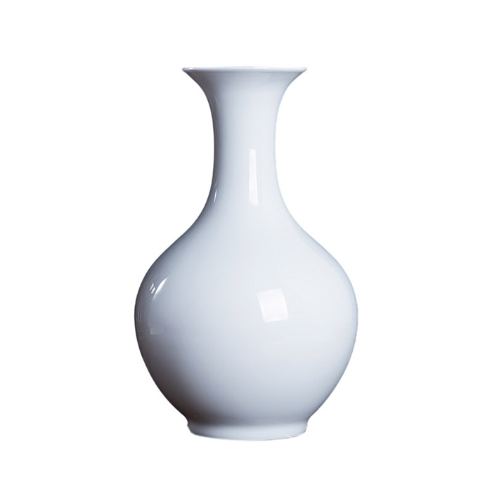 Home decoration pure white ceramic vase multiple styles optional Jahrriesnge porcelain of pure white vase cna0763