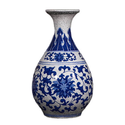 Jar shape blue and white chinese large vases for flowers Jahrriesnge porcelain of white and blue vase cna0876