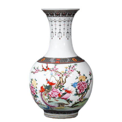 Phoenix pattern jingdezhen large floor vases for flowers Jahrriesnge porcelain of landscape vase cna0926