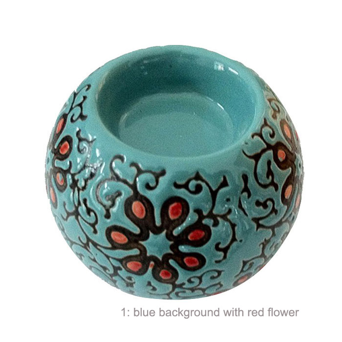 Handmade birthday wedding candlelight dinner ceramic candle holder Jahrriesnge porcelain of cna1071