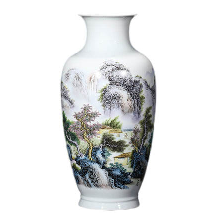 Living room large spring scenery ceramic floor flower vase Jahrriesnge porcelain of flowers vase cna1093