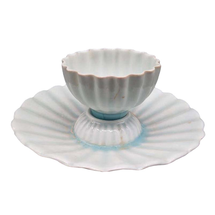 Chinese vintage song dynasty bei song celadon porcelain cup ornament Jahrriesnge porcelain of cup cna1341