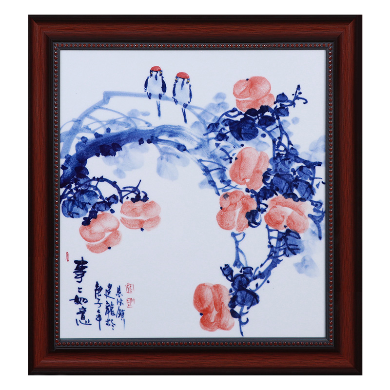 Jingdezhen everything goes well porcelain plate painting dining room Jahrriesnge porcelain painting of cna1656