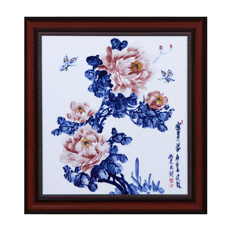 Jingdezhen hanging porcelain plate painting living room dining room Jahrriesnge porcelain painting of cna1657