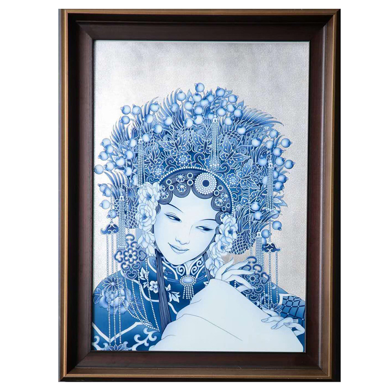 Jingdezhen hand-painted porcelain plate painting of drunken concubine Jahrriesnge porcelain painting of cna1730