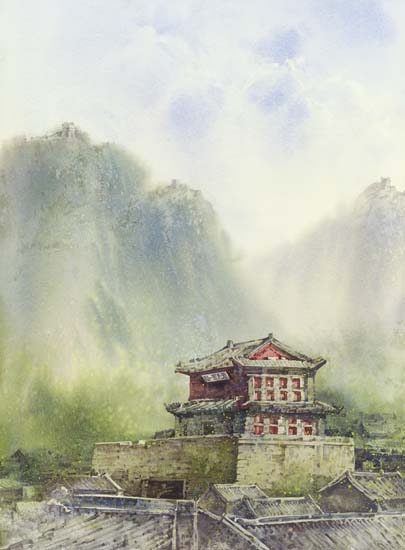 JAHRRIESNGE Landscape of montains lpf08255 