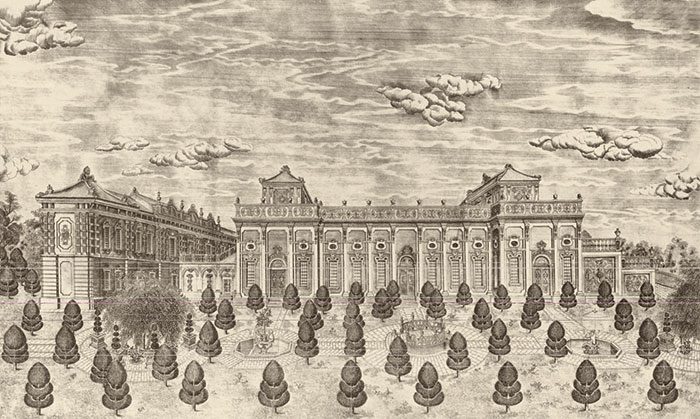 JAHRRIESNGE Landscape of palace lpf08504 