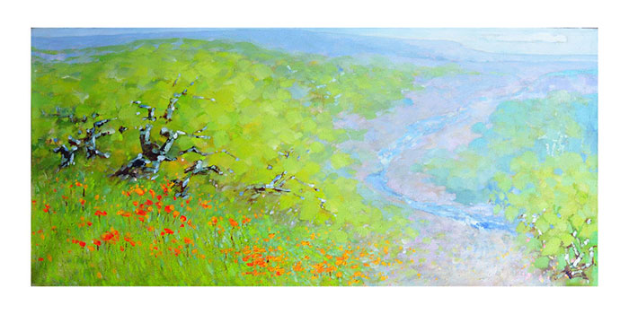 JAHRRIESNGE Landscape of trees lpf08729 