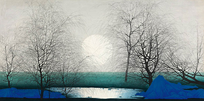 JAHRRIESNGE Landscape of moon lpf08866 