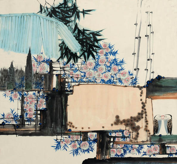 JAHRRIESNGE Landscape of bamboo lpf08905 