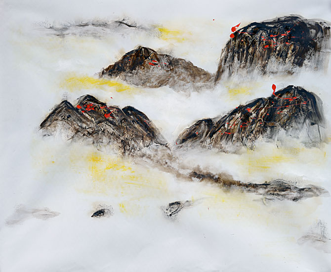 JAHRRIESNGE Landscape of mountains lpf09447 