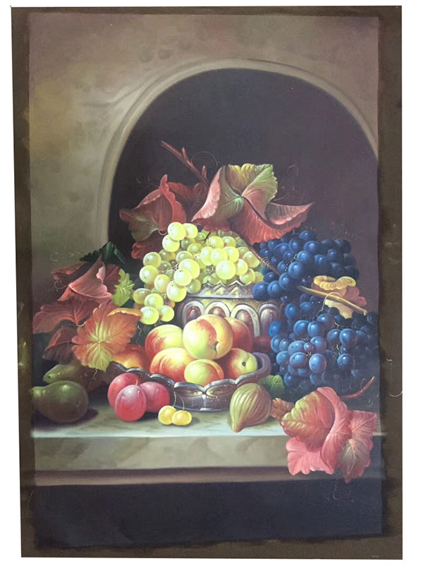 Jahrriesnge Oil Painting of fruit-lpg0371 