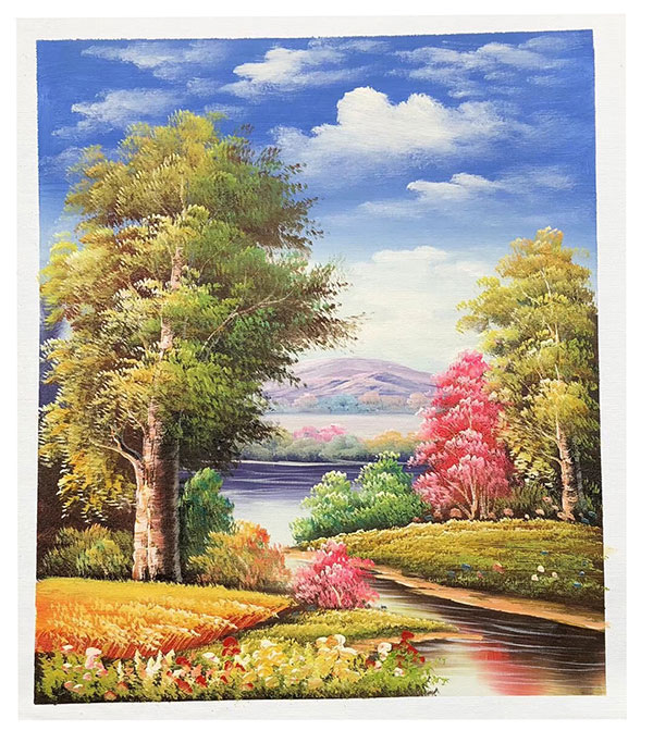 JAHRRIESNGE Landscape of tree-lpg0546 