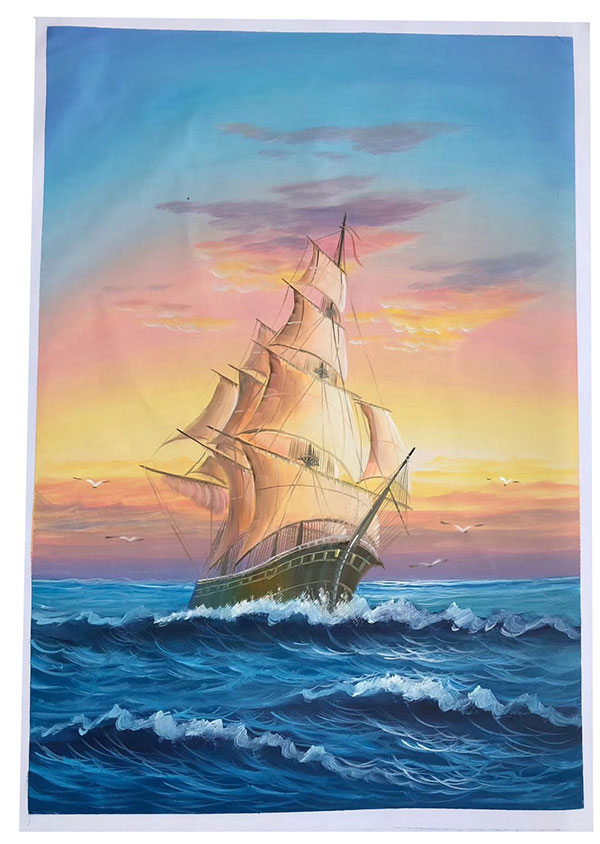 JAHRRIESNGE Landscape of sailboat-lpg0707 