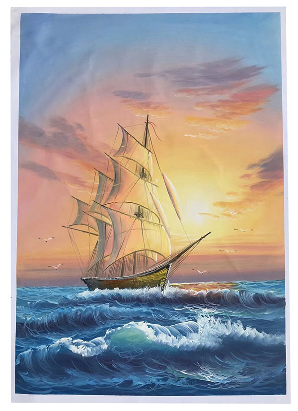 JAHRRIESNGE Landscape of sailboat-lpg0708 