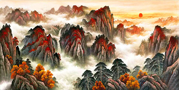 JAHRRIESNGE Landscape of mountain-range-lpg0761 