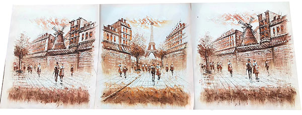 JAHRRIESNGE Landscape of Arc-de-Triomphe-and-Eiffel-Tower-lpg0789