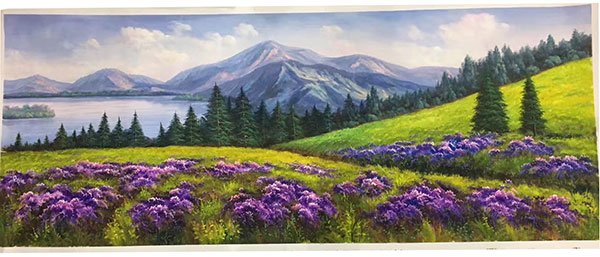 JAHRRIESNGE Landscape of montains-lpg1124 