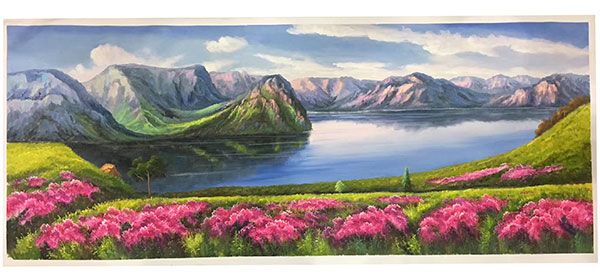 JAHRRIESNGE Landscape of montains-lpg1128 