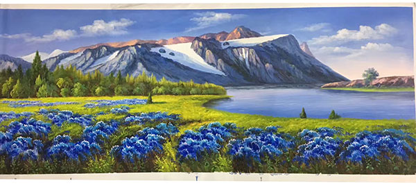 JAHRRIESNGE Landscape of montains-lpg1129 