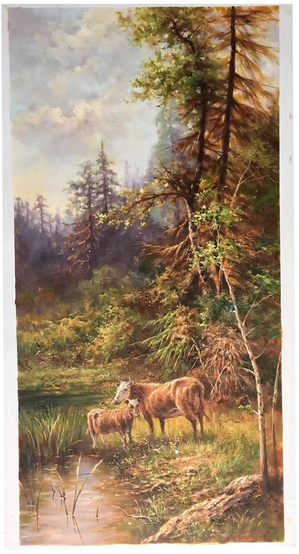 JAHRRIESNGE Landscape of cow-and-calf-lpg1321 