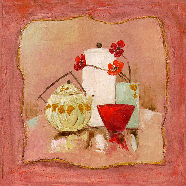 Jahrriesnge Abstract of flower and pots lpg2106 