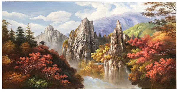 JAHRRIESNGE Landscape of mountain lpg2485 